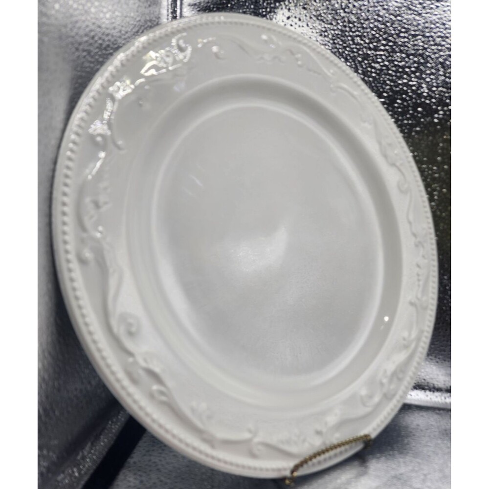 Mesa International Embossed Dot & Scrolls Dinner Plates (Set of 2) - Picture 8 of 12